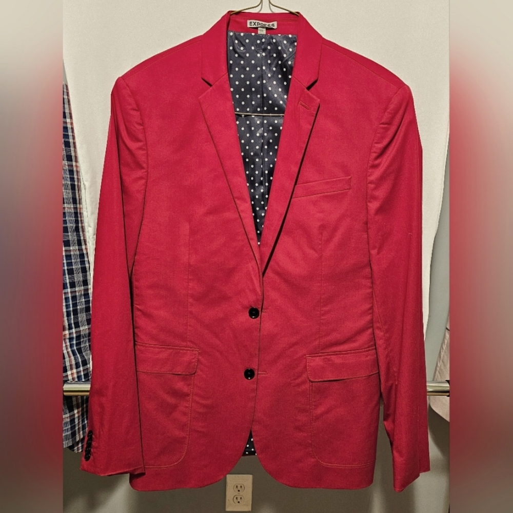 Men's Express Blazer Suit Jacket Sz 42 Long